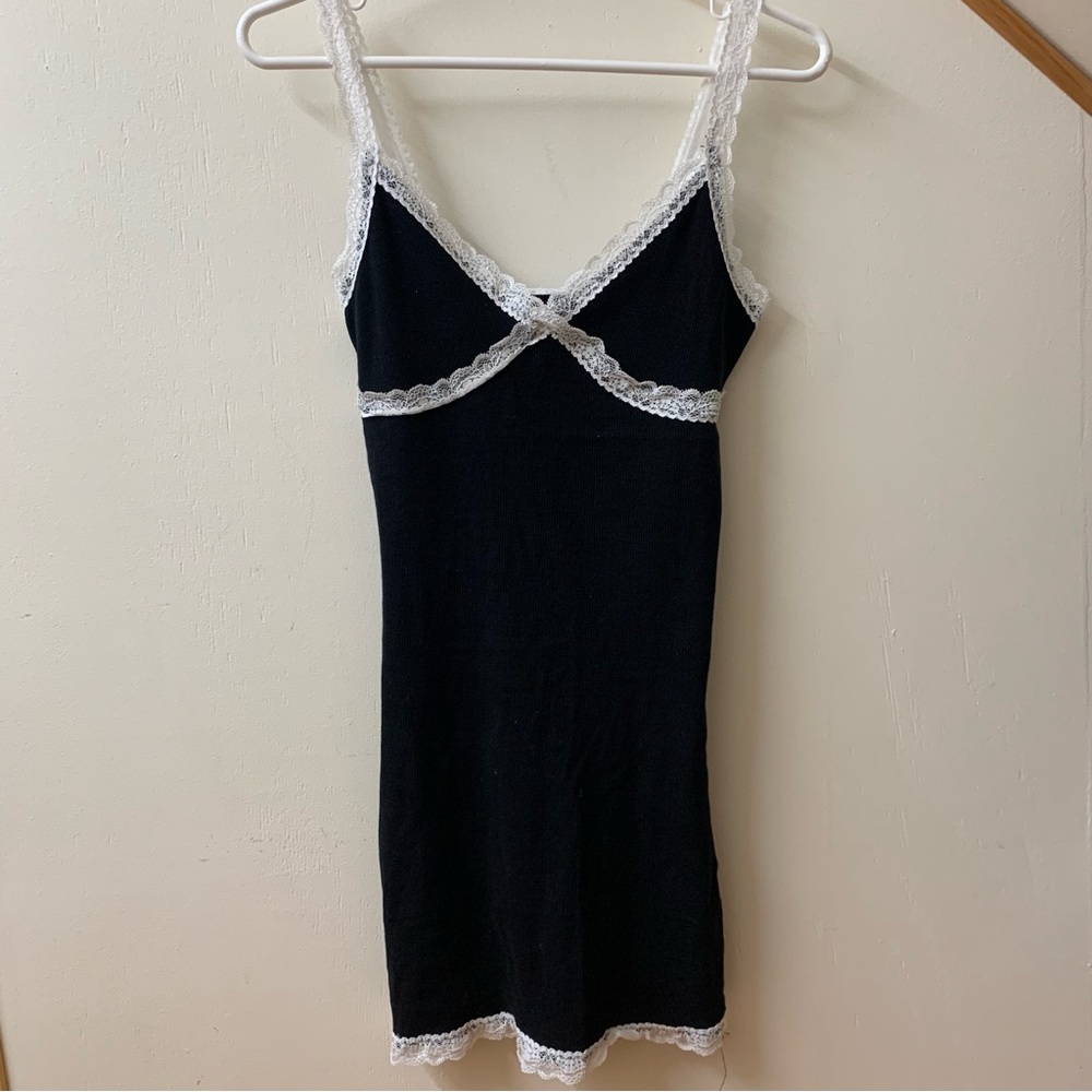 Garage Lace Black Tight Dress